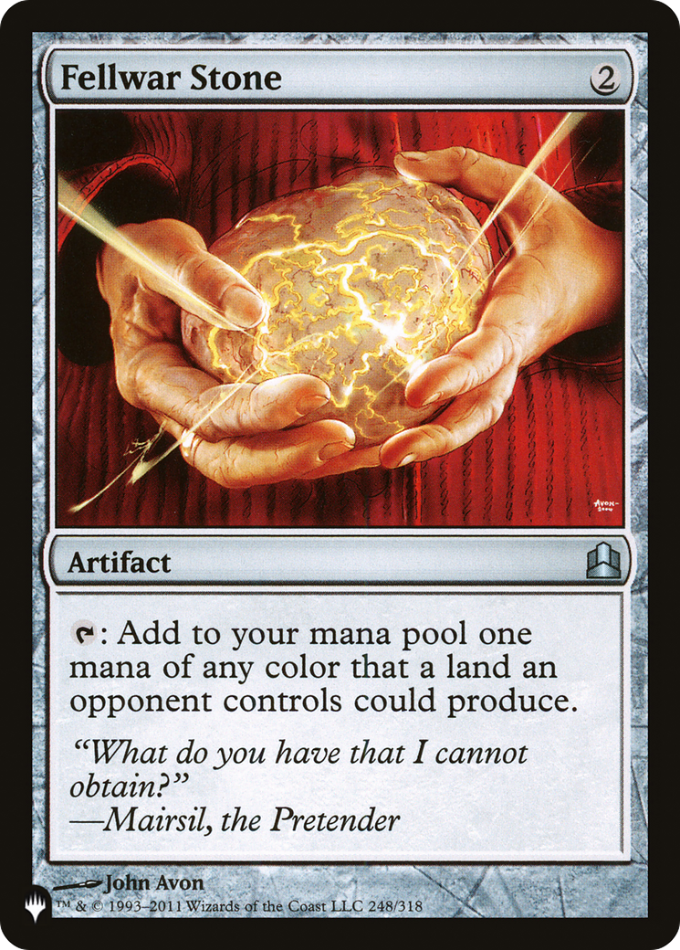 Fellwar Stone (CMD-248) - The List