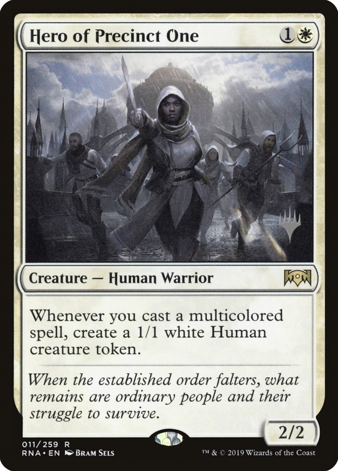 Hero of Precinct One (Promo Pack) [Ravnica Allegiance Promos] | Silver Goblin