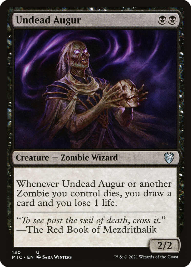 Undead Augur (130) - Midnight Hunt Commander