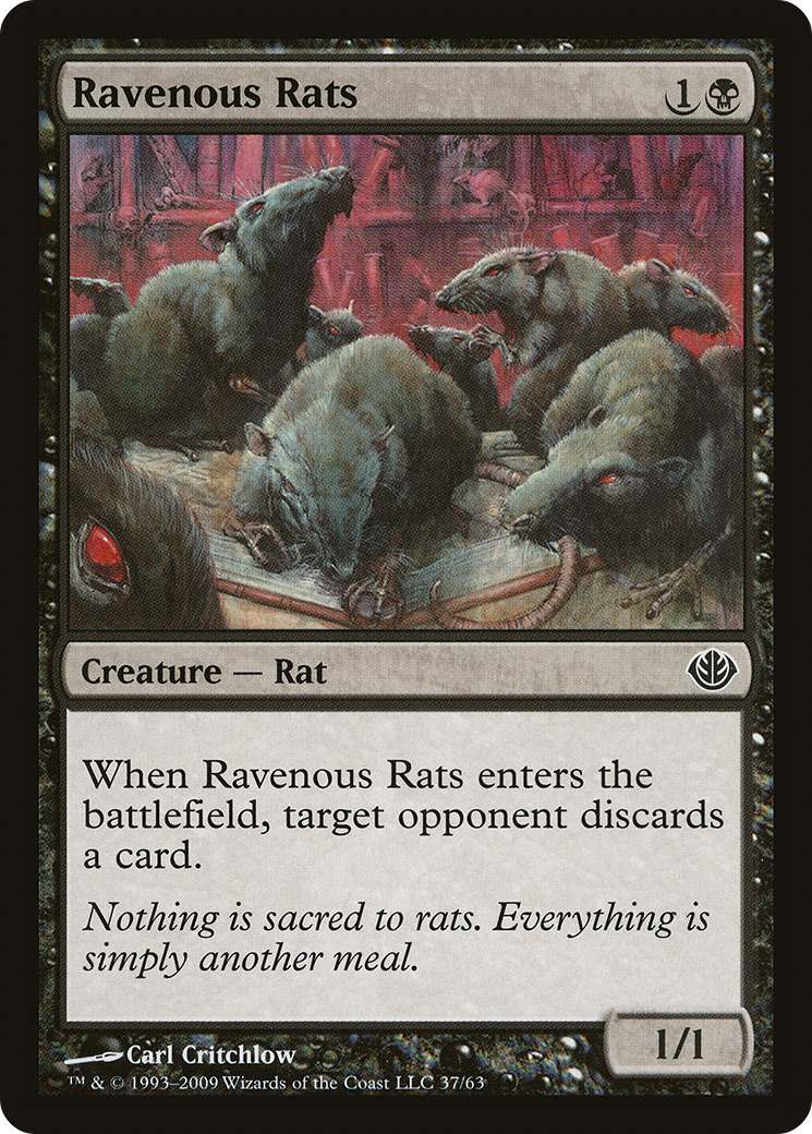 Ravenous Rats (037) - Duel Decks: Garruk vs. Liliana