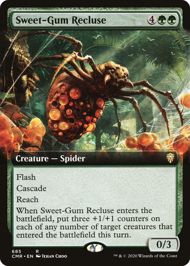 Sweet-Gum Recluse (Extended Art) (685) - Commander Legends