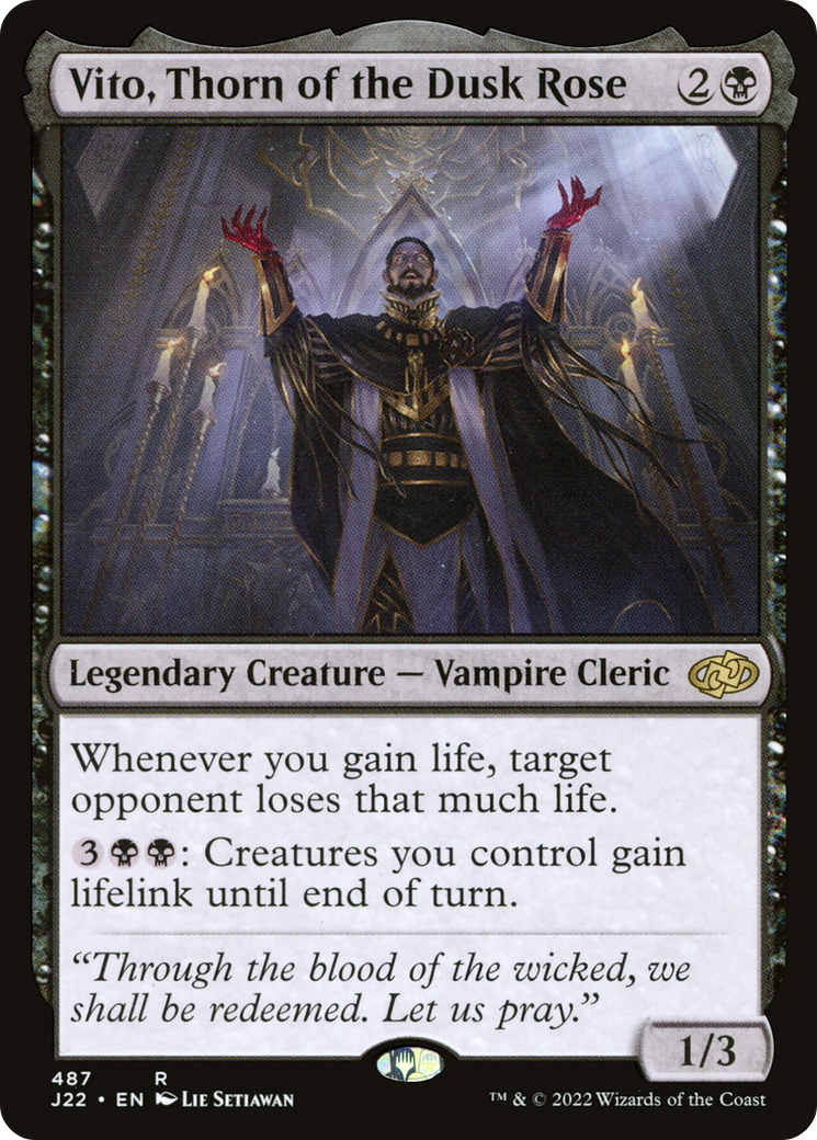 Vito, Thorn of the Dusk Rose (487) - Jumpstart 2022