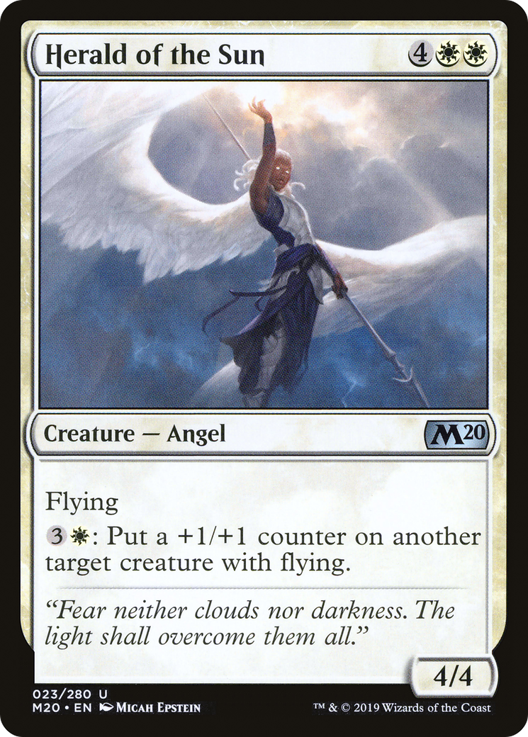 Herald of the Sun (023) Foil - Core Set 2020
