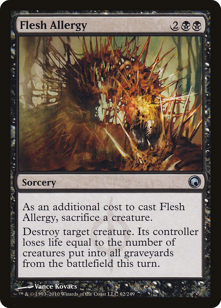 Flesh Allergy [Scars of Mirrodin] | Silver Goblin