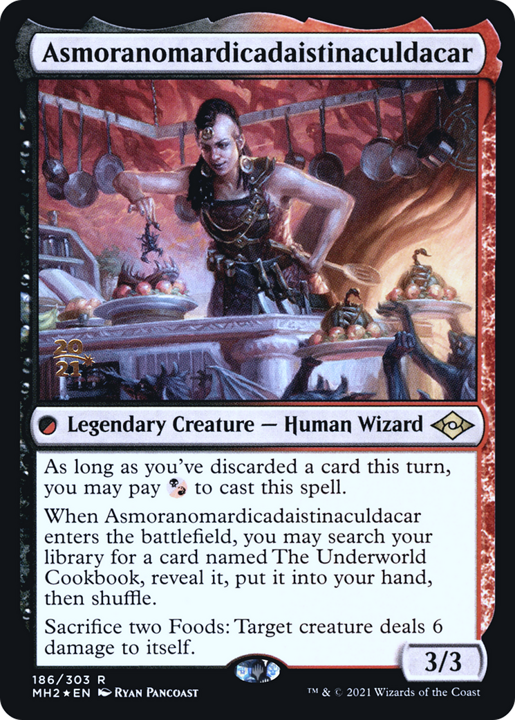 Asmoranomardicadaistinaculdacar (186) Foil - Modern Horizons 2 Promos