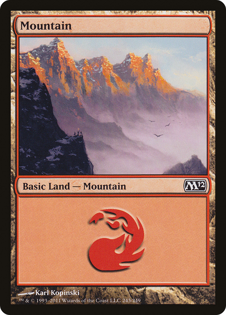 Mountain (243) Foil - Magic 2012