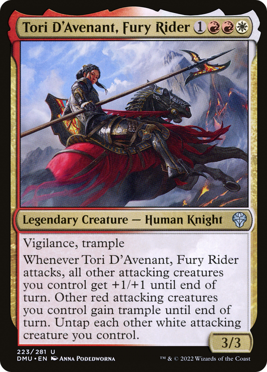 Tori D'Avenant, Fury Rider [Dominaria United] Foil
