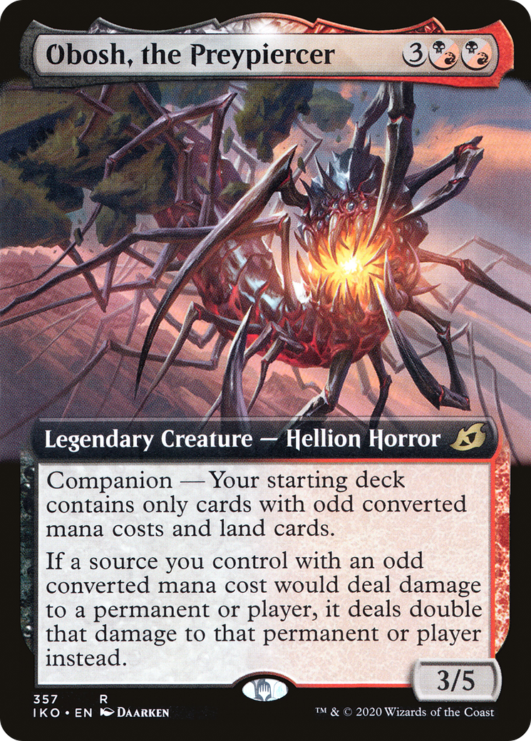 Obosh, the Preypiercer (Extended Art) (357) - Ikoria: Lair of Behemoths