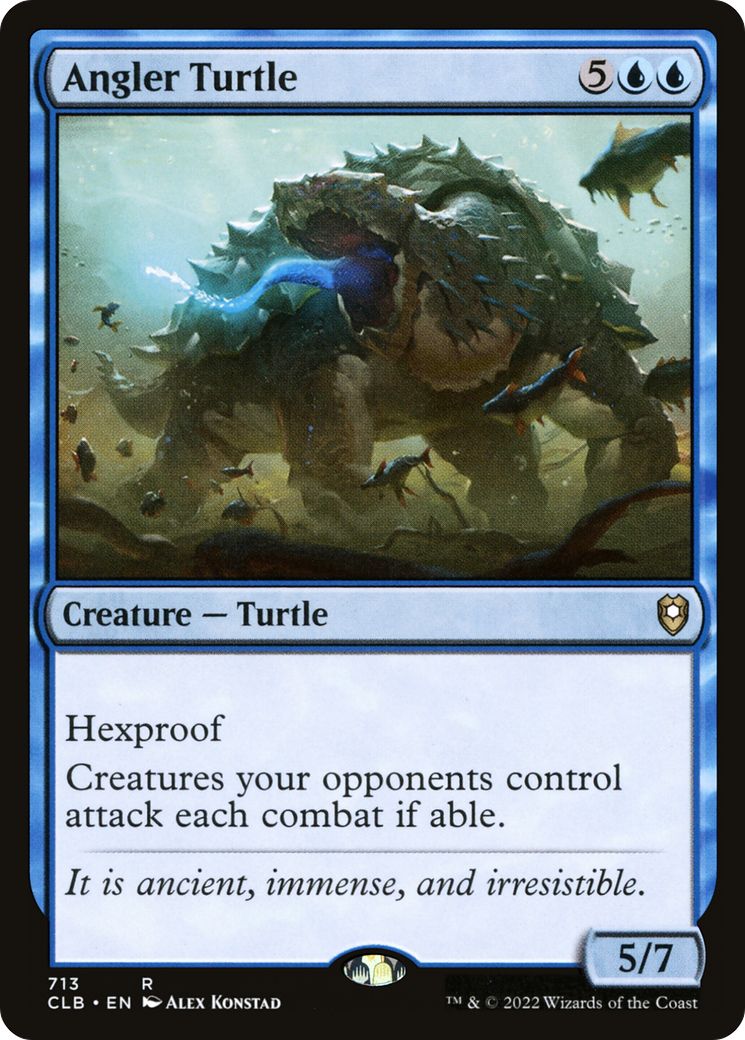 Angler Turtle [Commander Legends: Battle for Baldur's Gate] | Silver Goblin