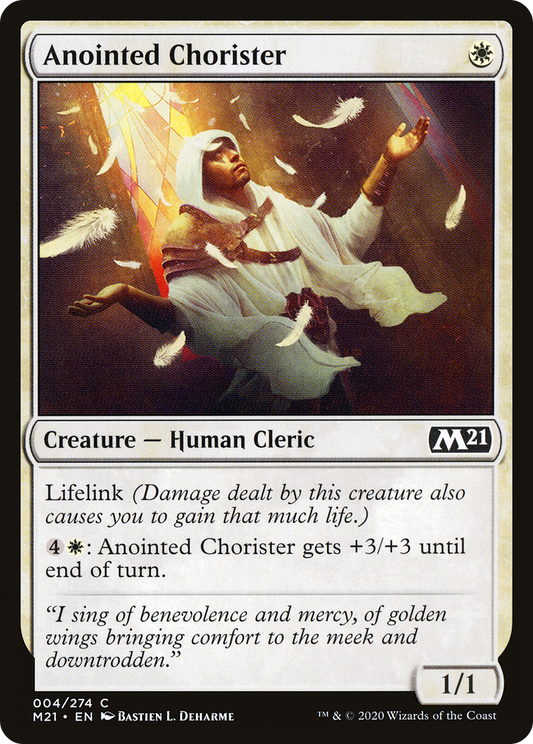 Anointed Chorister (004) Foil - Core Set 2021