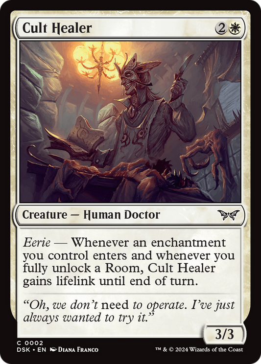 Cult Healer [Duskmourn: House of Horror] Foil