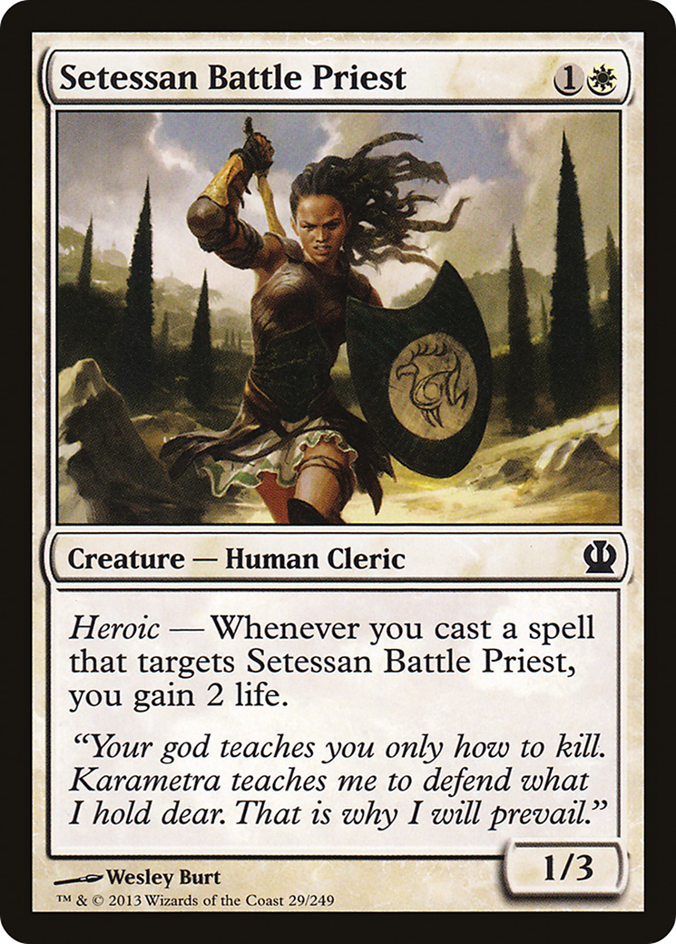 Setessan Battle Priest (029) Foil - Theros