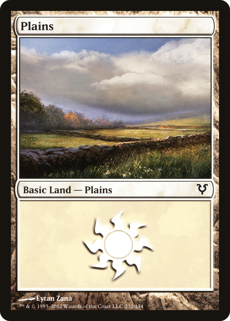 Plains (232) Foil - Avacyn Restored