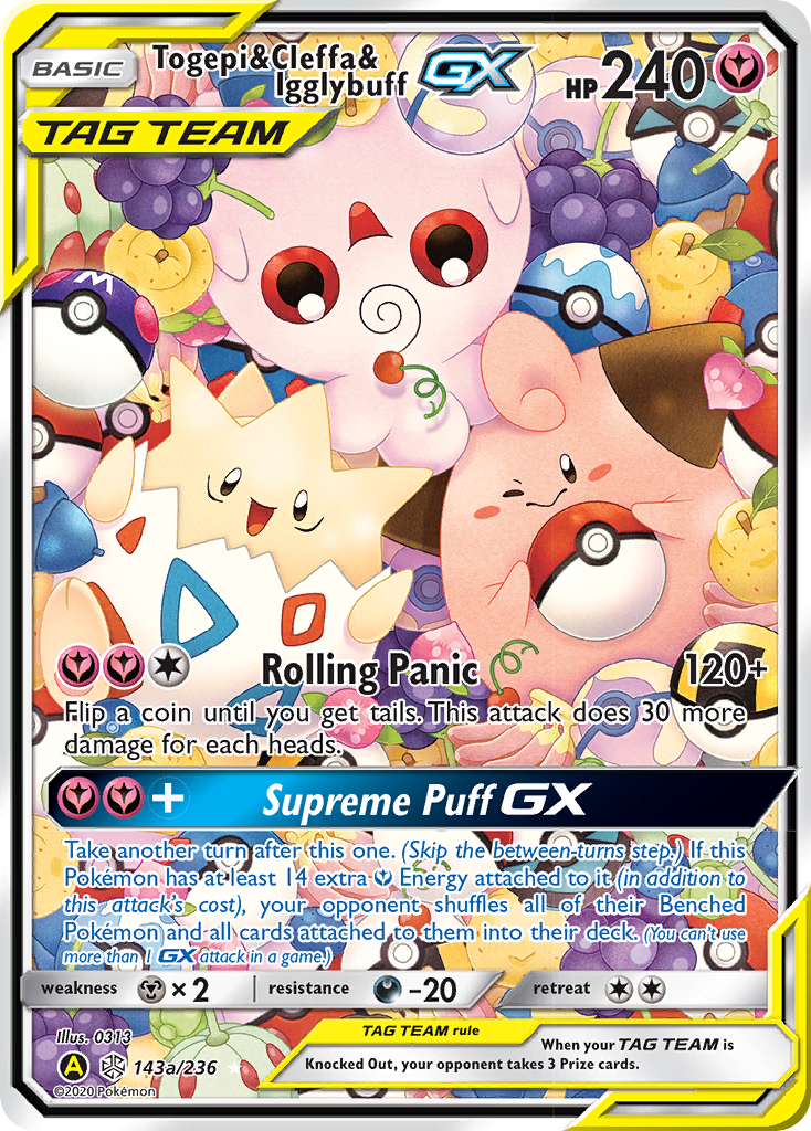 Togepi & Cleffa & Igglybuff GX (143a/236) [Alternate Art Promos] | Silver Goblin