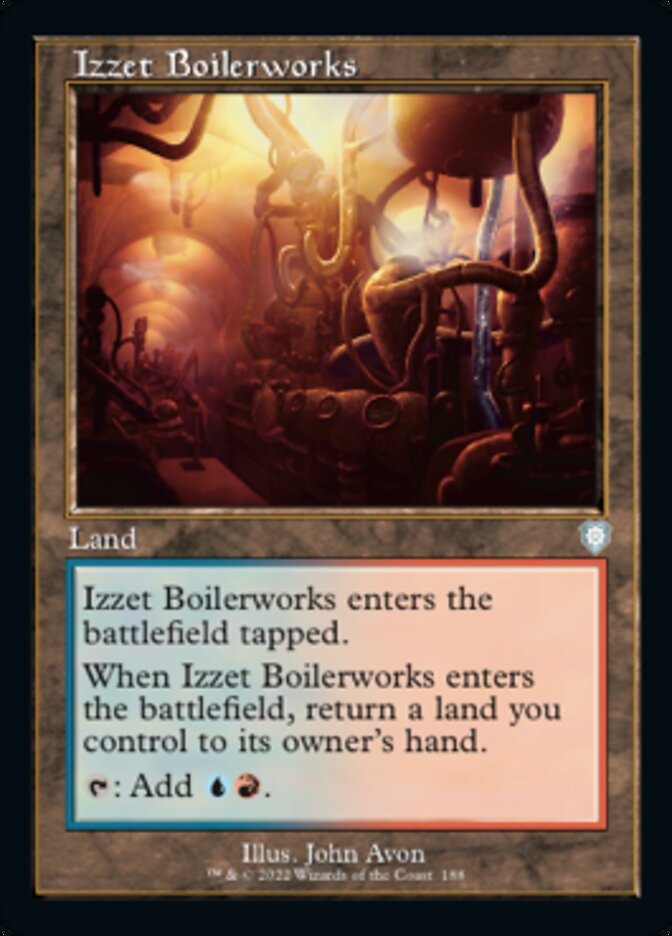 Izzet Boilerworks (Retro) [The Brothers' War Commander] | Silver Goblin