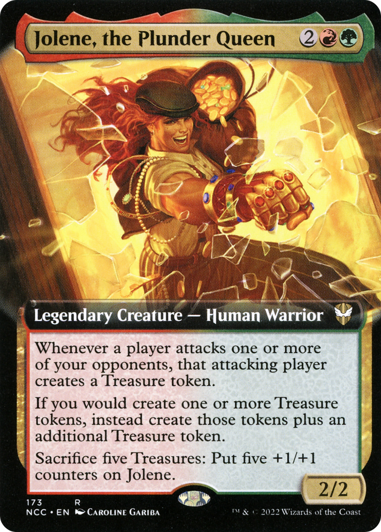 Jolene, the Plunder Queen (Extended Art) (173) - New Capenna Commander