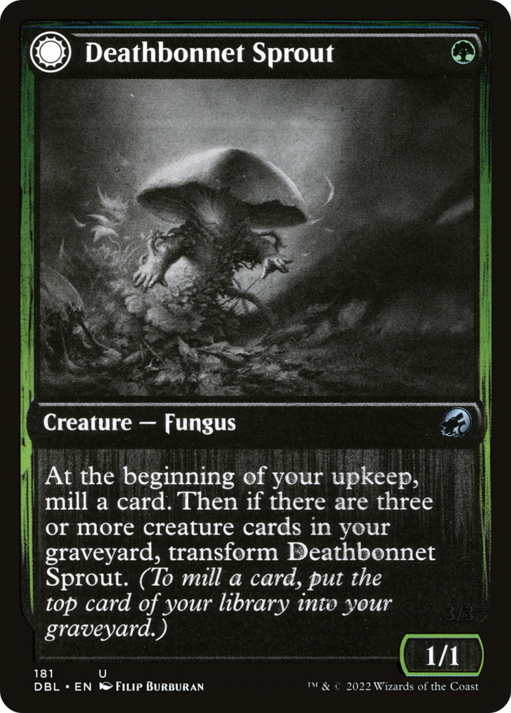 Deathbonnet Sprout // Deathbonnet Hulk (181) Foil - Innistrad: Double Feature