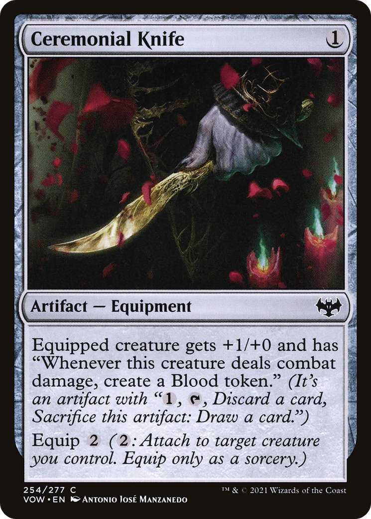 Ceremonial Knife [Innistrad: Crimson Vow] | Silver Goblin