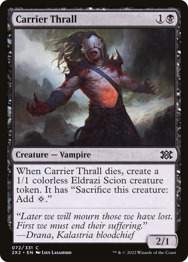 Carrier Thrall [Double Masters 2022] Foil