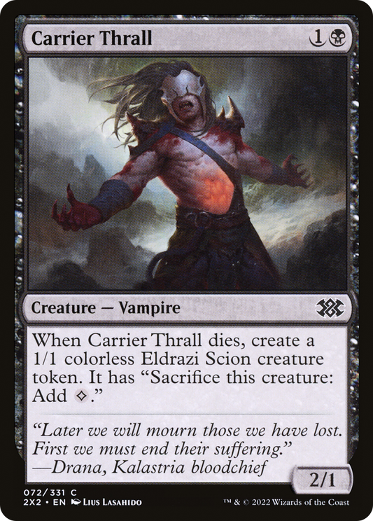 Carrier Thrall [Double Masters 2022] Foil