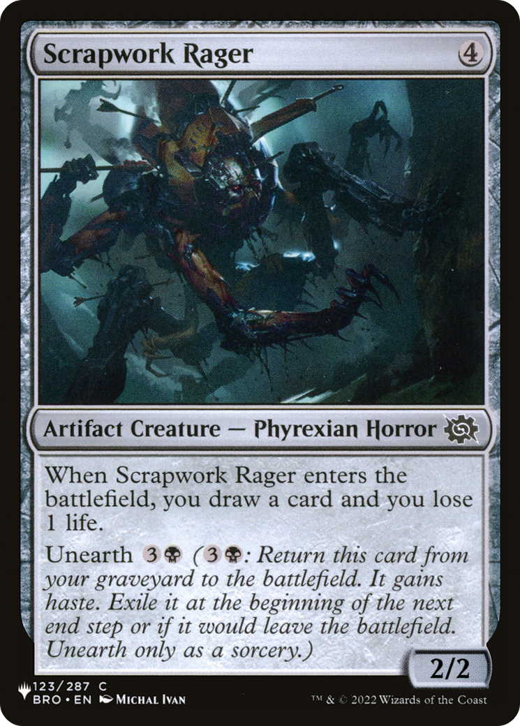 Scrapwork Rager (BRO-123) - The List