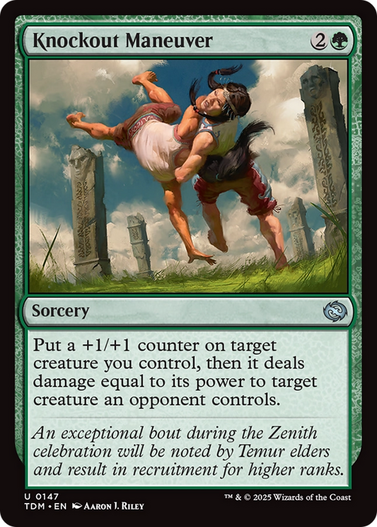 Knockout Maneuver (147) Foil - Tarkir: Dragonstorm