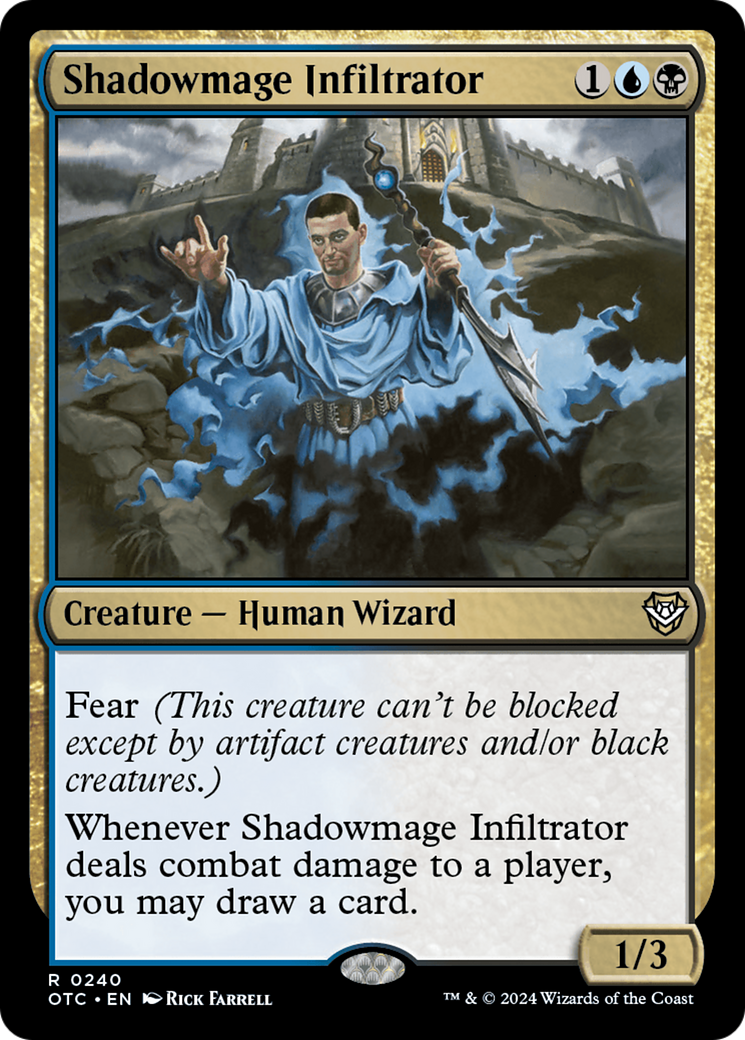 Shadowmage Infiltrator [Outlaws of Thunder Junction Commander] | Silver Goblin