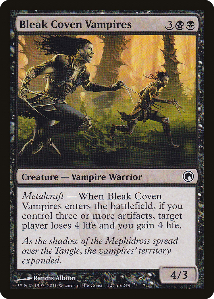Bleak Coven Vampires (055) Foil - Scars of Mirrodin