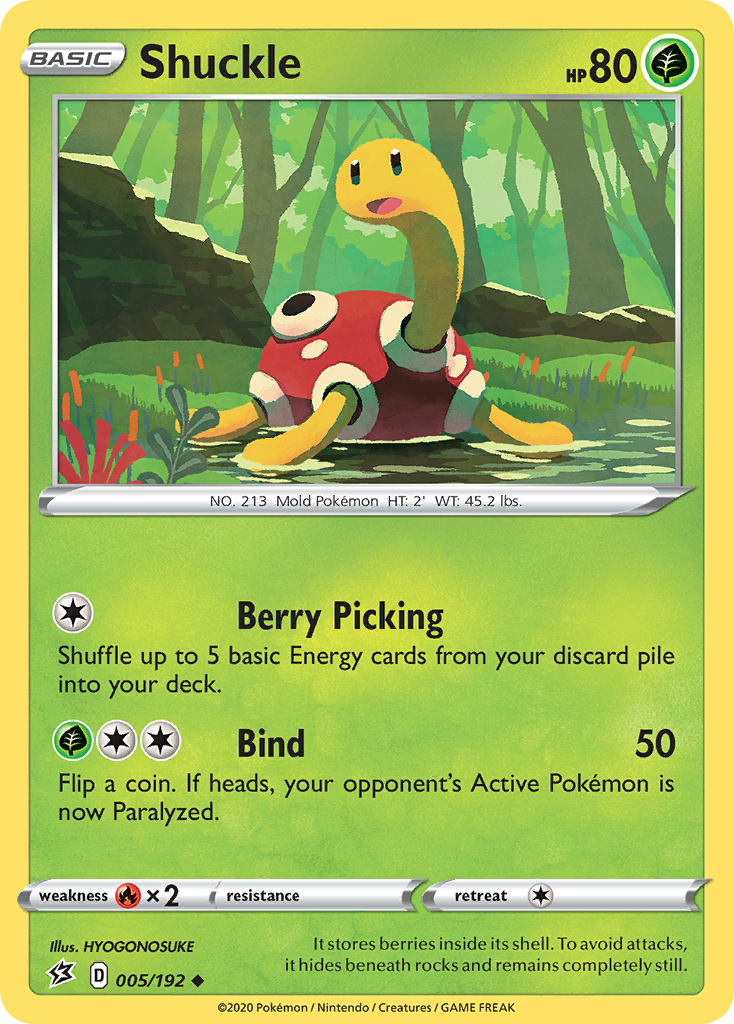 Shuckle (005/192) [Sword & Shield: Rebel Clash] | Silver Goblin