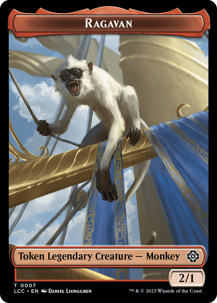 Ragavan // Treasure Double-Sided Token [The Lost Caverns of Ixalan Commander Tokens] | Silver Goblin