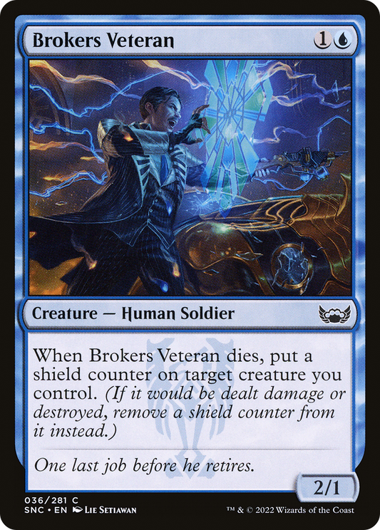 Brokers Veteran (036) Foil - Streets of New Capenna