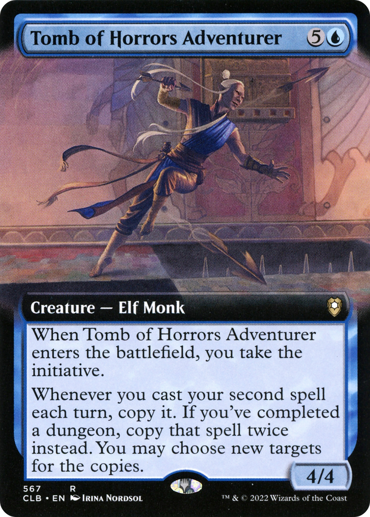 Tomb of Horrors Adventurer (Extended Art) (567) - Commander Legends: Battle for Baldur's Gate