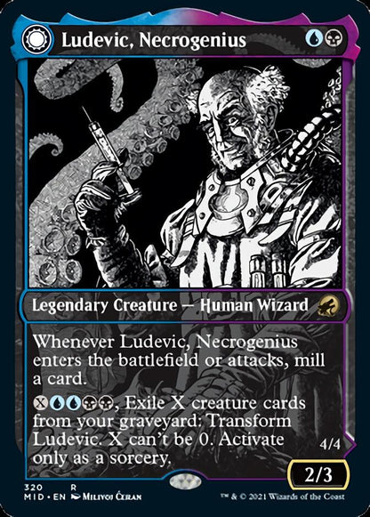 Ludevic, Necrogenius (Showcase) (320) Foil - Innistrad: Midnight Hunt
