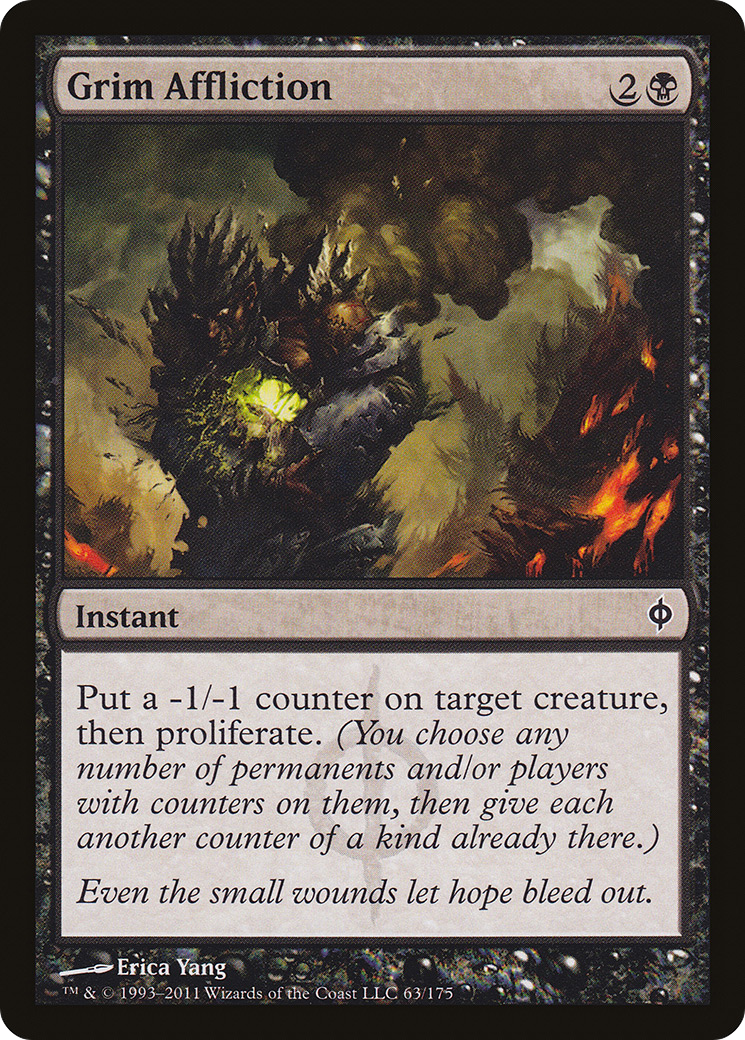 Grim Affliction (063) Foil - New Phyrexia