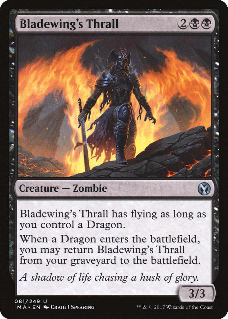 Bladewing's Thrall (081) Foil - Iconic Masters