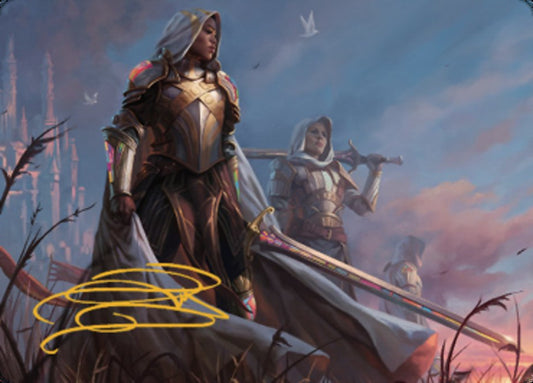 Danitha, Benalia's Hope Art Card (Gold-Stamped Signature) [Dominaria United Art Series]