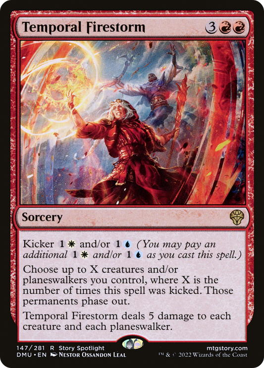 Temporal Firestorm [Dominaria United] Foil