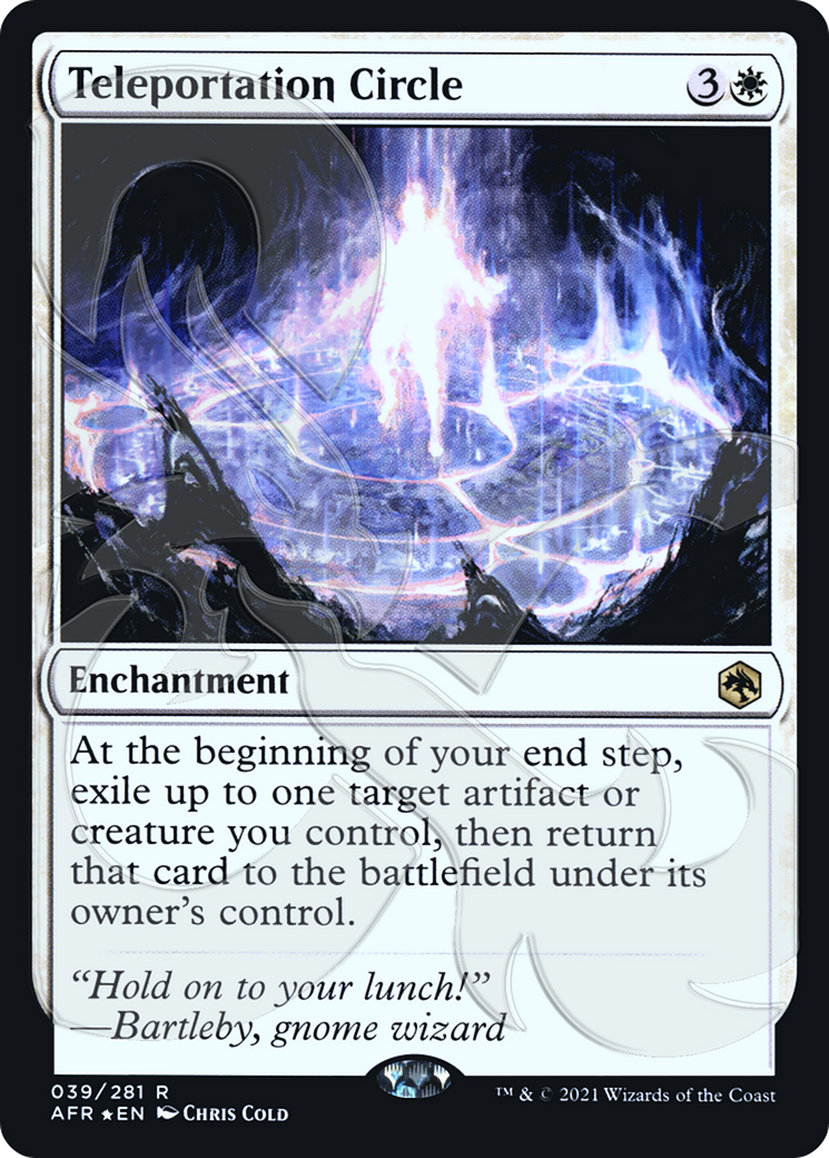 Teleportation Circle (039) Foil - Adventures in the Forgotten Realms Promos