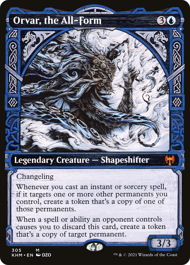 Orvar, the All-Form (Showcase) (305) Foil - Kaldheim