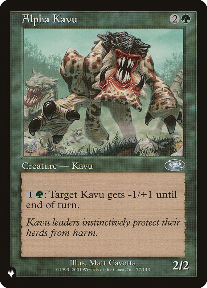 Alpha Kavu [The List] | Silver Goblin