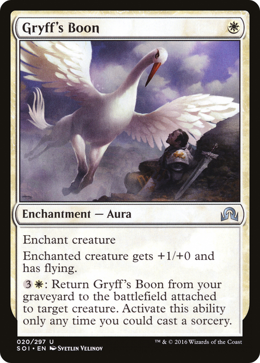 Gryff's Boon (020) - Shadows over Innistrad