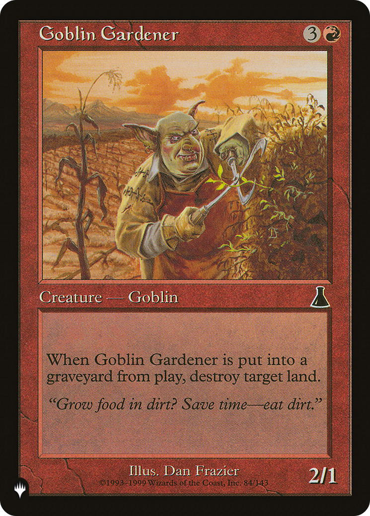 Goblin Gardener (Retro) (UDS-84) - The List