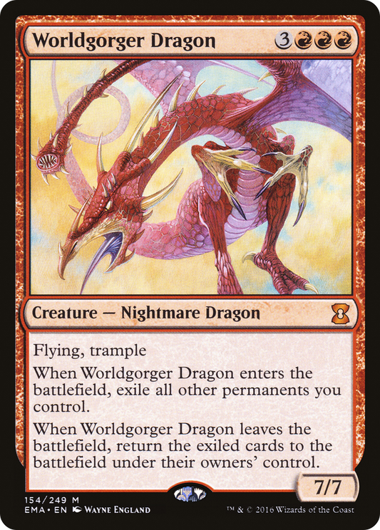 Worldgorger Dragon (154) - Eternal Masters