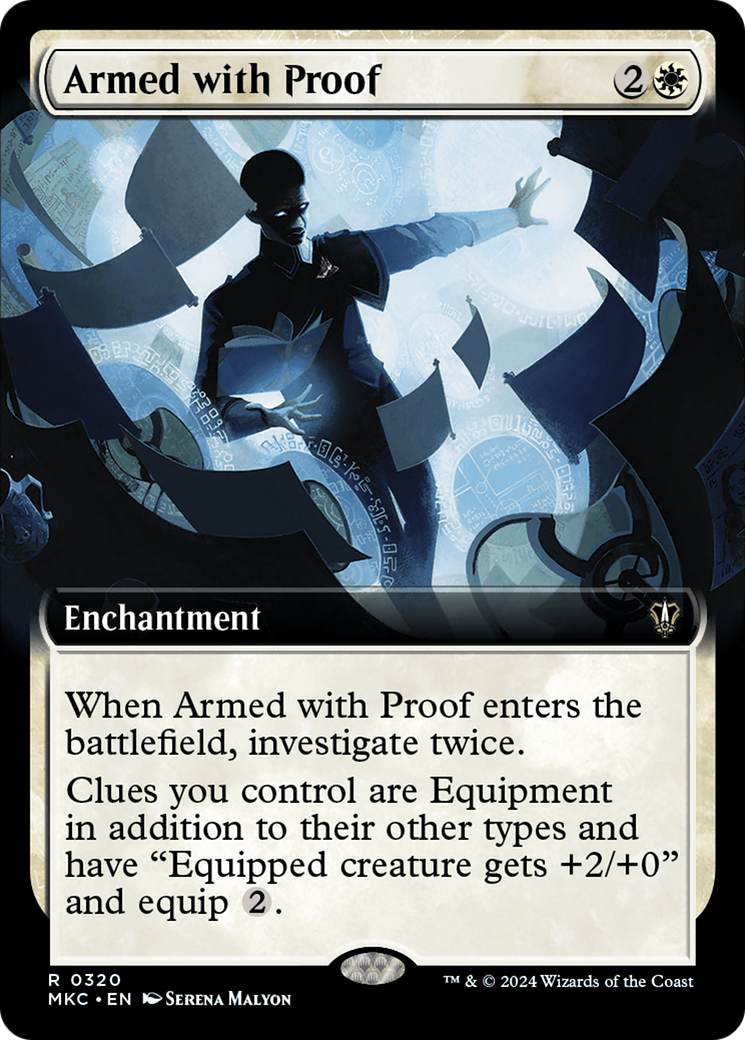 Armed with Proof (Extended Art) (320) - Murders at Karlov Manor Commander