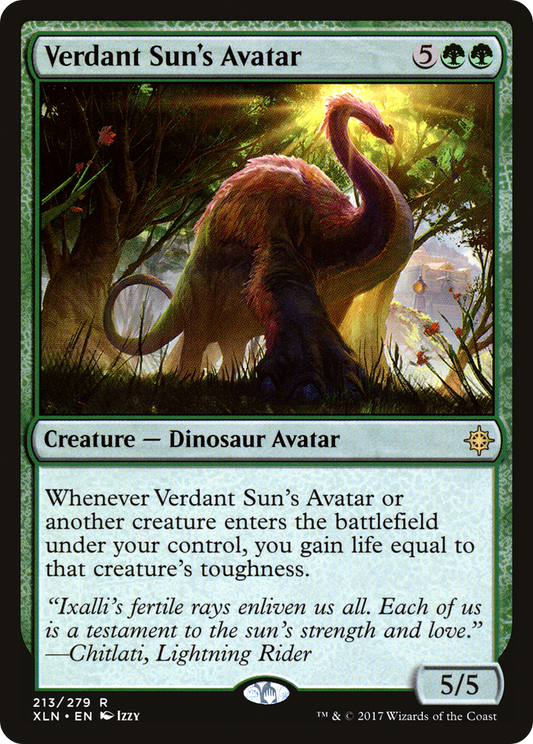 Verdant Sun's Avatar (213) - Ixalan