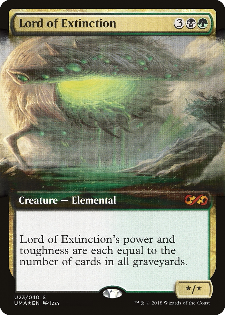 Lord of Extinction (Extended Art) (U23) Foil - Ultimate Box Topper