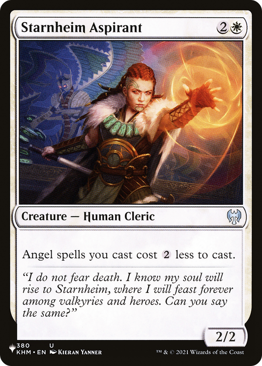 Starnheim Aspirant (380/285) - The List