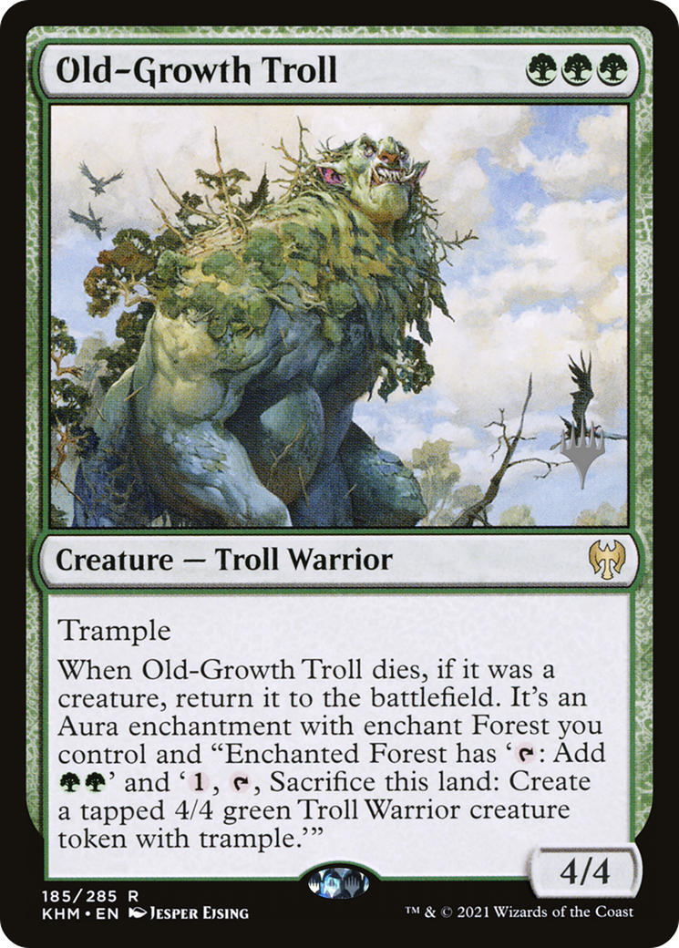 Old-Growth Troll (185) Foil - Kaldheim Promos