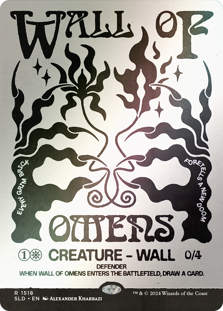 Wall of Omens (Showcase) (1518) Foil - Secret Lair Drop