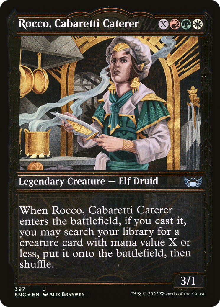 Rocco, Cabaretti Caterer (Gilded Foil) (397) Foil - Streets of New Capenna